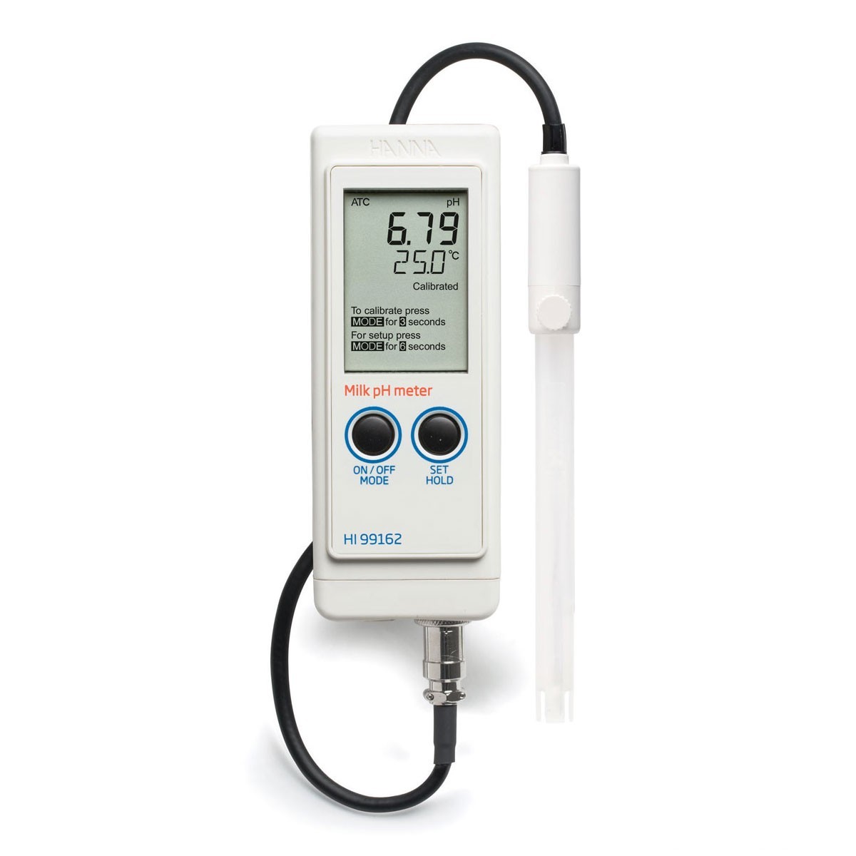 Máy đo pH/Nhiệt độ trong sữa HI99162 Hanna