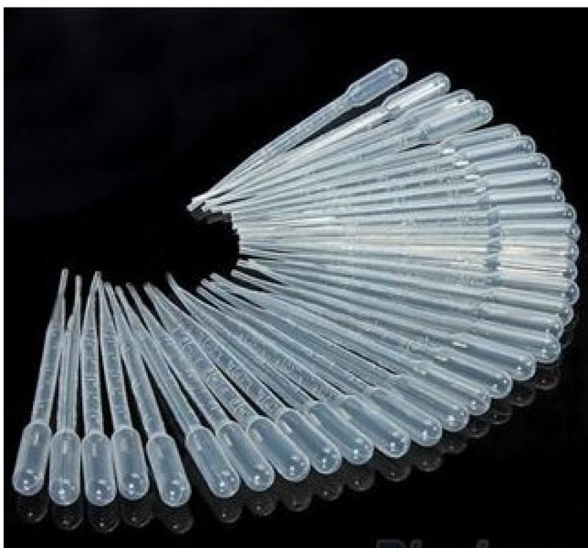Pipet paster nhựa 3ml, ý (500c/hộp)