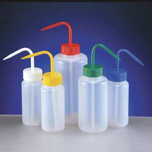 Bình tia nhựa miệng rộng, LDPE 1000ml, nắp xanh Azlon