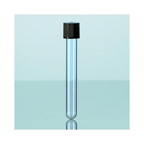 Ống nghiệm có nắp vặn đen, 16x100mm, 12ml, GL18 Duran