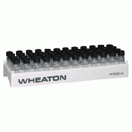 Giá để vial 2ml nhựa PP, 48 chỗ Wheaton