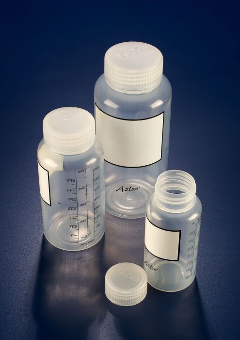 Chai nhựa miệng rộng 500ml, có ô để viết Azlon