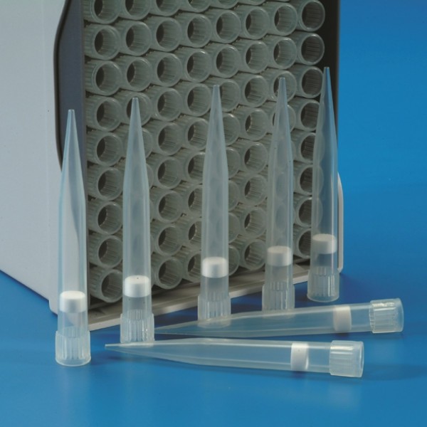 Micro tip xanh 1000ul, có lọc (hộp/96tip) Kartell