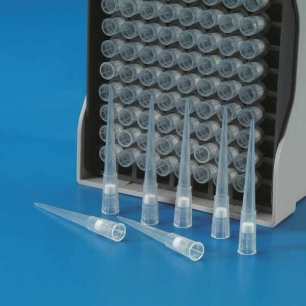 Micro tip vàng 200ul, có lọc (hộp/96tip) Kartell 