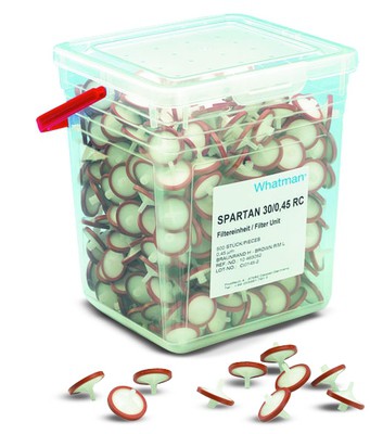 Spartan Syring lọc regenerated cellulose 0.45um, 30mm Whatman