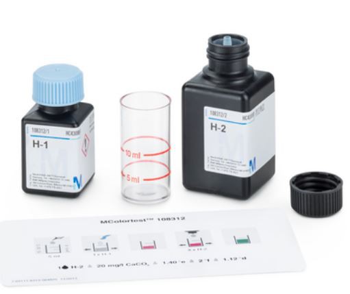 Carbonate Hardness Test in freshwater and seawater Merck Đức