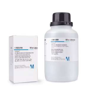Titanium ICP standard traceable to SRM from NIST (NH₄)₂TiF₆ in H₂O 1000 mg/l Ti Certipur® 100ml Merck