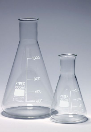 PYREX Bình tam giác cổ hẹp 100ml, bằng thủy tinh Scilabware