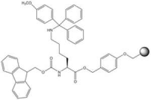 Fmoc-Lys(Mtt)-Wang resin (100-200 mesh) Novabiochem® 5 g Merck