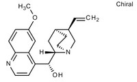 (-)-Quinine for resolution of racemates for synthesis Merck