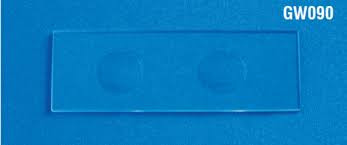 Concavity Slides Two Cavity Dimension: 75 x 25 mm, Size: 1.4 mm GW090-1PK Himedia