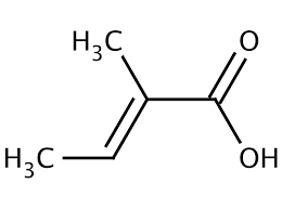 trans-2,3-Dimethylacrylic acid, 98% 100g Acros
