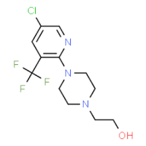 2-{4-[5-chloro-3-(trifluoromethyl)-2-pyridyl]piperazino}ethan-1-ol, 97% 250mg Maybridge
