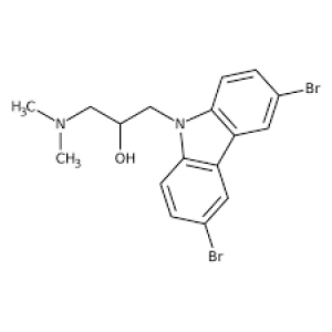 1-(3,6-Dibromo-9H-carbazol-9-yl)-3-(dimethylamino)propan-2-ol, 97% 250mg Maybridge