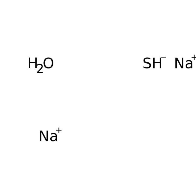 Sodium sulfide hydrate, 60-64%, extra pure, scales, 1kg Acros