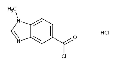1-Methyl-1H-benzimidazole-5-carbonyl chloride hydrochloride 90%, 250mg Maybridge