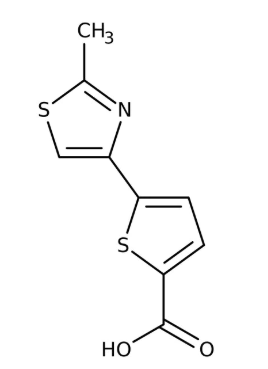 5-(2-Methyl-1,3-thiazol-4-yl)-2-thiophenecarboxylic acid 97%, 250mg Maybridge