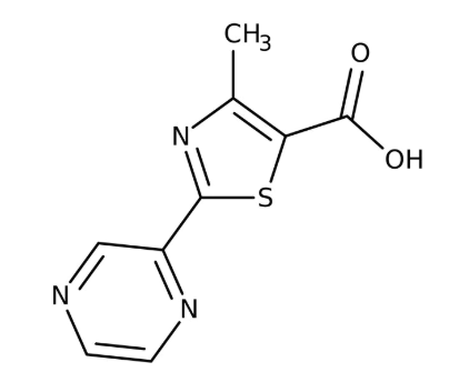 4-Methyl-2-(2-pyrazinyl)-1,3-thiazole-5-carboxylic acid 97%, 250mg Maybridge