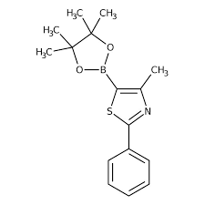2-Methyl-4-[4-(4,4,5,5-tetramethyl-1,3,2-dioxaborolan-2-yl)phenyl]-1,3-thiazole, 97% 1g Maybridge