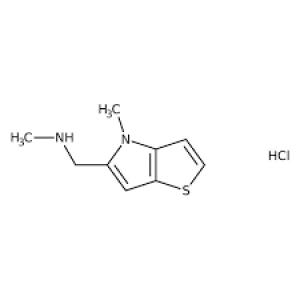 N-Methyl-N-[(4-methyl-4H-thieno[3,2-b]pyrrol-5-yl)methyl]amine hydrochloride, 95% 1g Maybidge