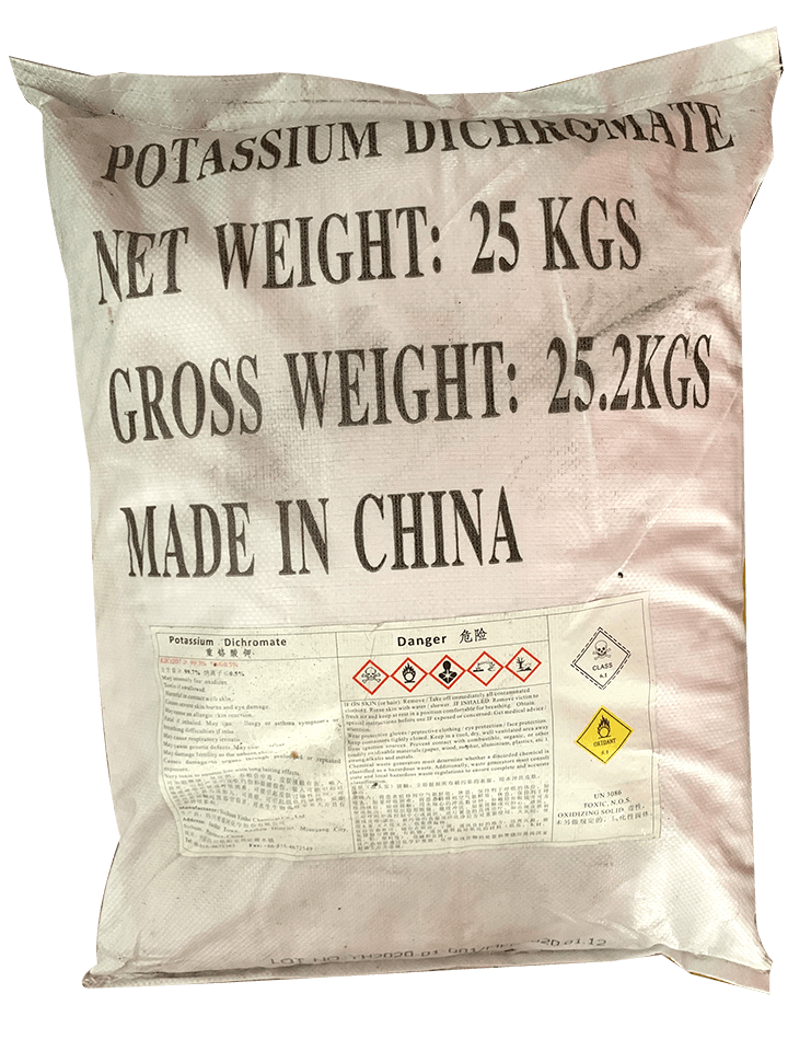 Kali Dicromat K2Cr2O7 99,7% Trung Quốc