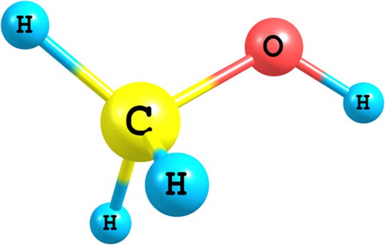 Công thức hóa học methanol