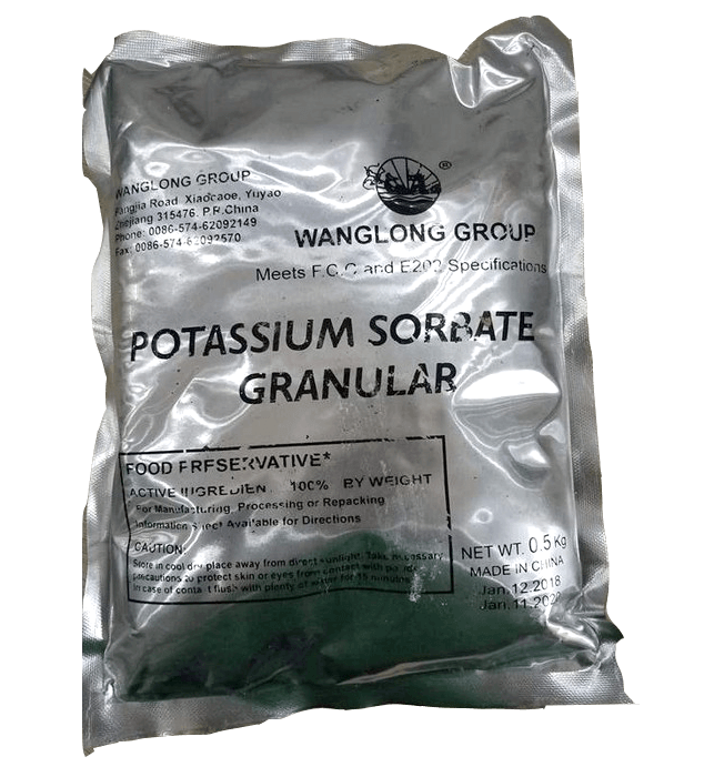 Potassium sorbate C6H7KO2 | Kali Sorbate | Chất Bảo Quản E202