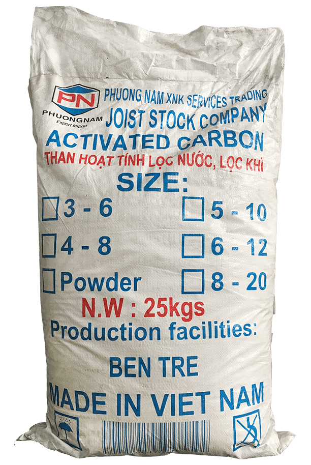Than hoạt tính dạng bột Việt Nam