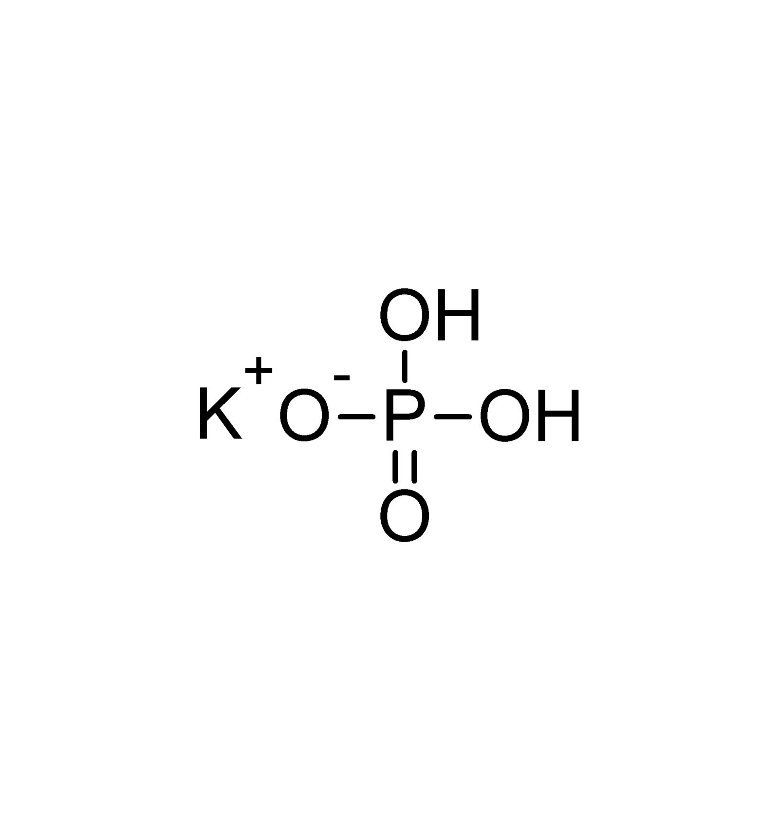 Công thức cấu tạo KH2PO4