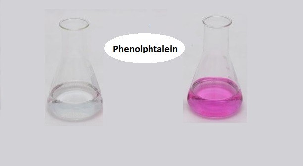 Cơ chế phản ứng giữa phenolphtalein và các dung dịch axit và bazơ như thế nào?
