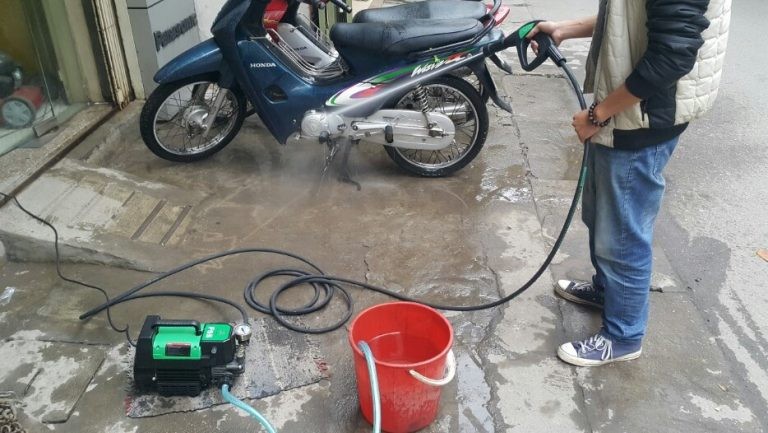 Áp suất được ứng dụng trong các máy bơm rửa xe