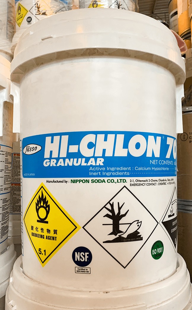 Hóa chất Cần Thơ - địa chỉ cung cấp Chlorine Nhật uy tín, giá tốt