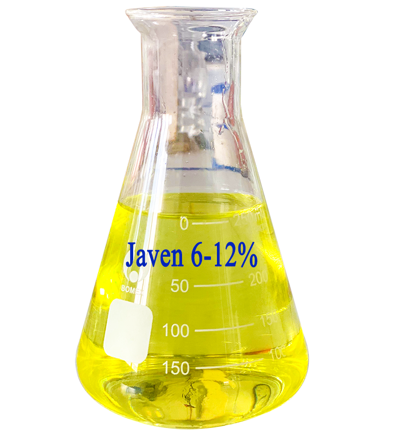 Công thức hóa học của nước javen là NaClO