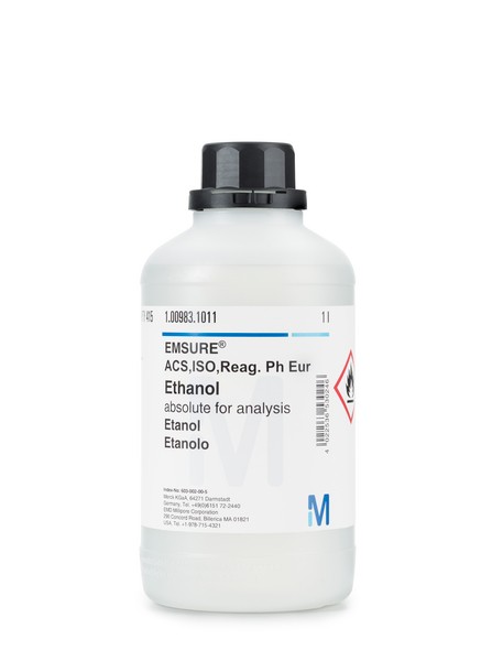 Ethanol absolute for analysis EMSURE® ACS,ISO,Reag. Ph Eur-2500ml