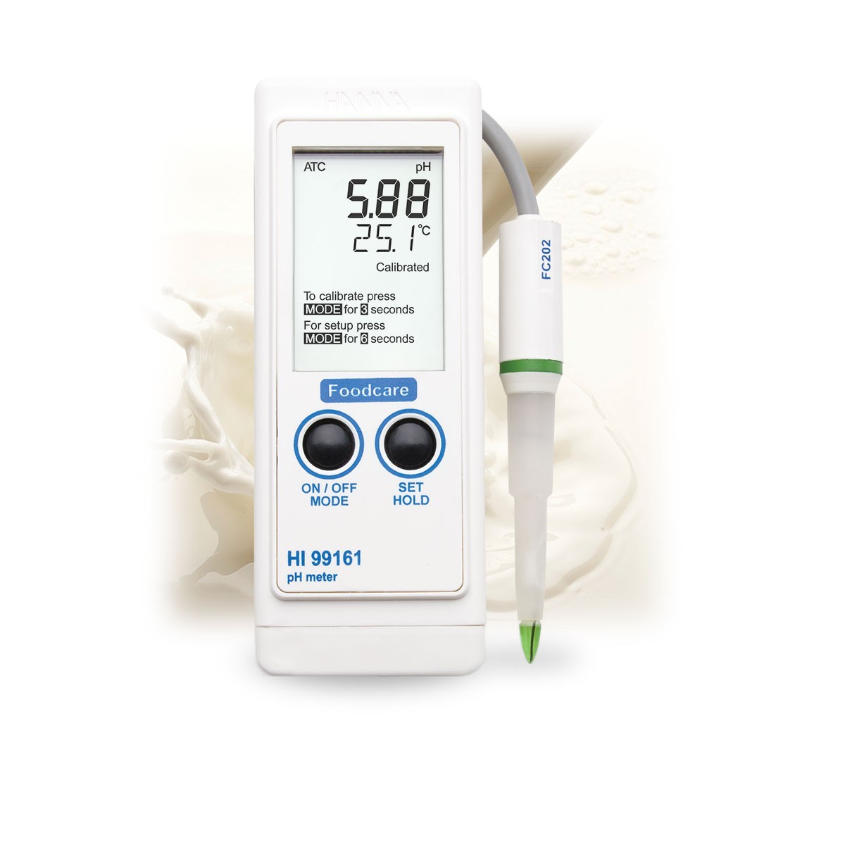 Máy đo pH trong thực phẩm và bơ sữa (HACCP) HI99161 Hanna