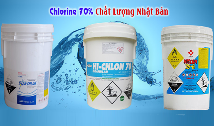 Chlorine là một loại hóa chất phổ biến
