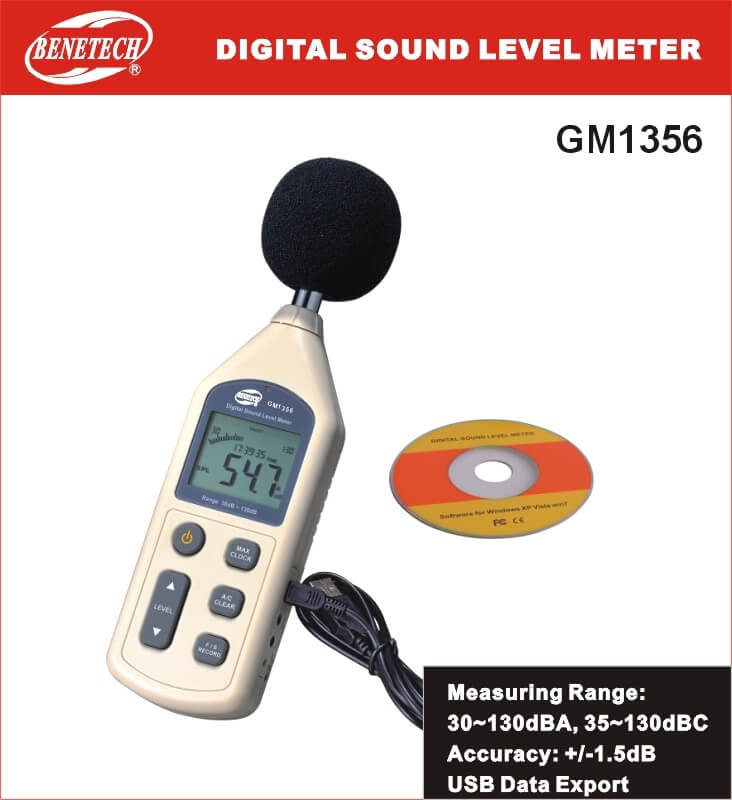 máy đo độ ồn gm 1356