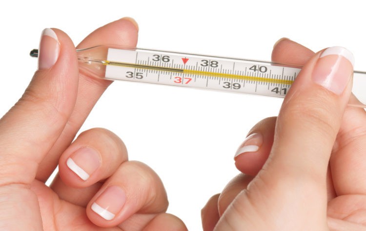 Cặp nhiệt kế dùng để đo nhiệt độ cơ thể