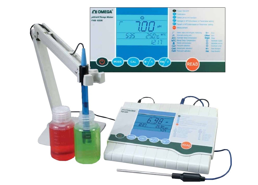 Hình ảnh máy đo pH để bàn