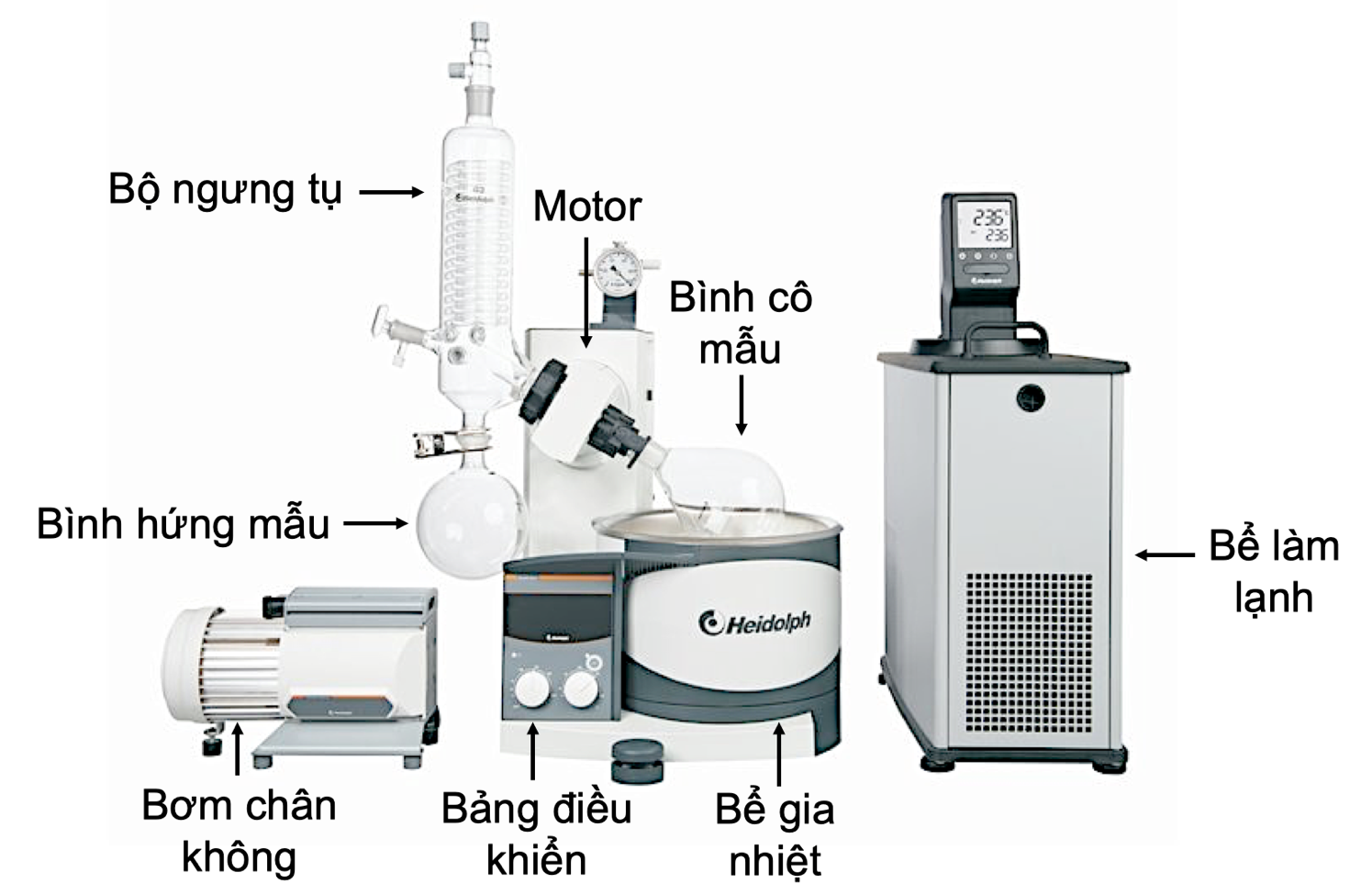 Cách sử dụng máy cô quay chân không đảm bảo an toàn, hiệu quả