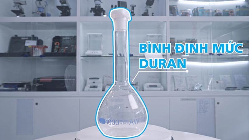 Các loại bình định mức Duran 50 - 100 - 1000ml và cách sử dụng