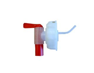 Tap (PE) attachable, self-venting, for 5 l, 10 l and 25 l PE canisters with KS 60x6 external thread Merck