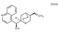 (+)-Cinchonine for resolution of racemates for synthesis