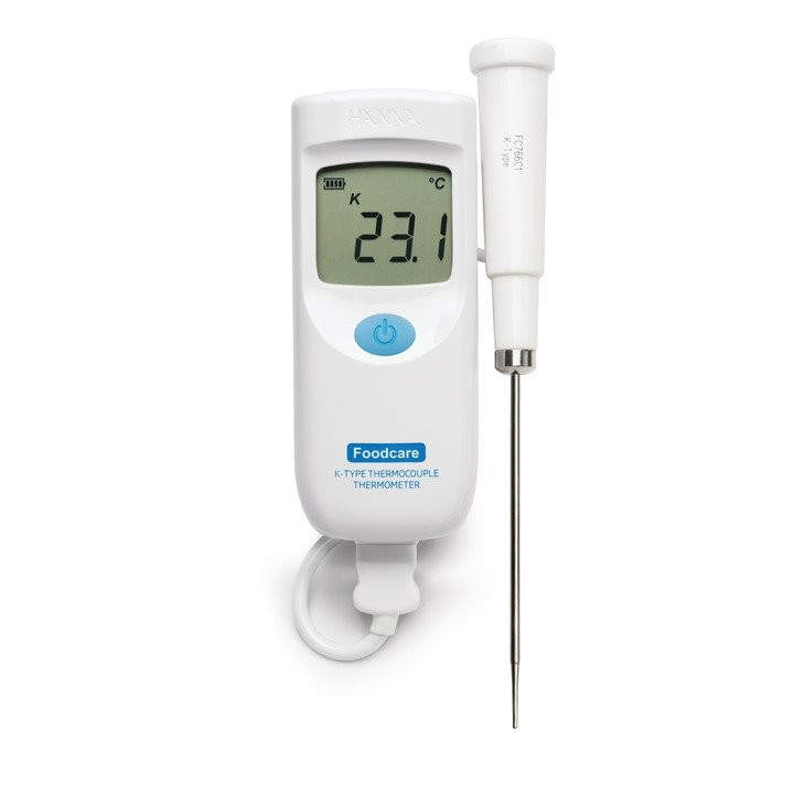 Máy đo nhiệt độ trong thực phẩm cổng K HI9350011 Hanna