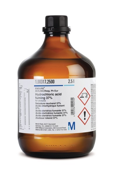Hydrochloric acid fuming 37% - Merck (Đức)
