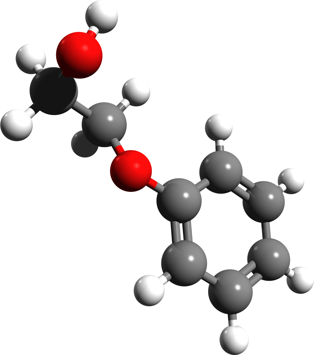 Cấu tạp phân tử của Phenoxyethanol