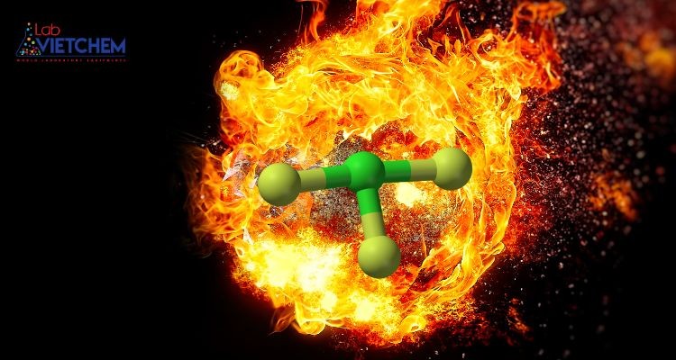 Chlorine trifluoride tạo ra ngọn lửa khủng khiếp