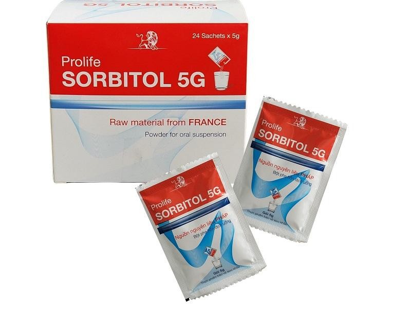 Sorbitol được dùng làm thuốc nhuận tràng