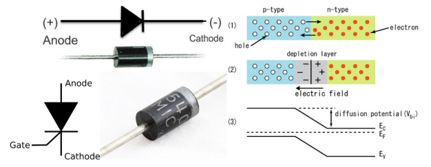 Cấu tạo của Diode bán dẫn