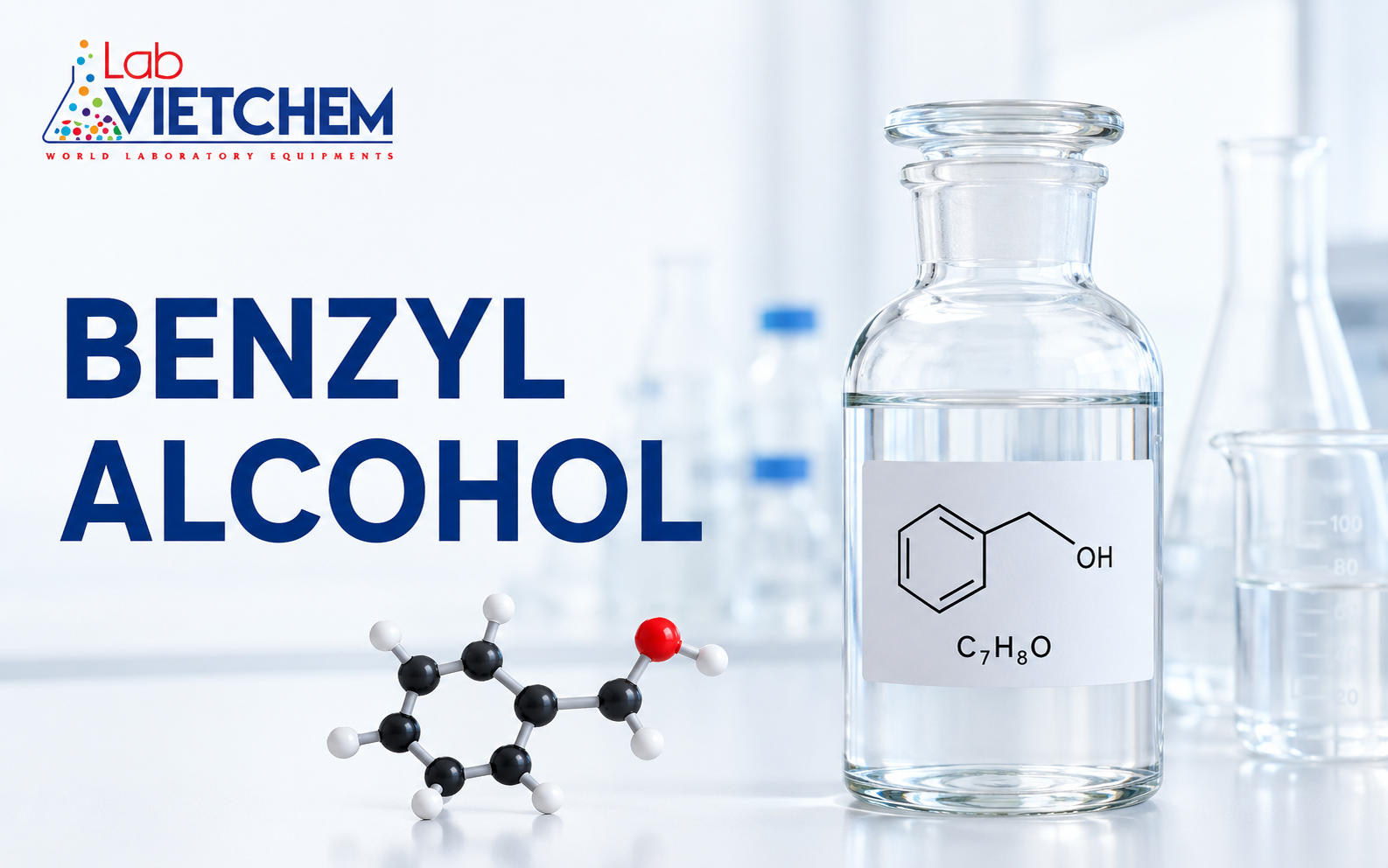 Benzyl Alcohol là gì? Tính chất, ứng dụng và lưu ý an toàn